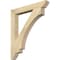 Ekena Millwork Imperial Slat Rough Sawn Bracket, Douglas Fir, 4"W x 32"D x 36"H BKT04X32X36IMP06RDF - alternate 1